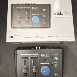 SSL 2+ USB Audio Interface – Solid State Logic (w/ box & pwr cable)