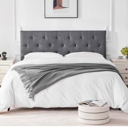 Brand new queen size grey headboard