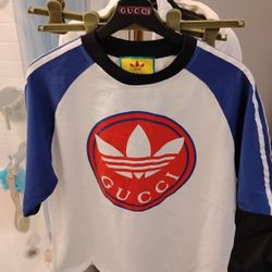 Authentic Gucci x Adidas T-shirt, Size Large