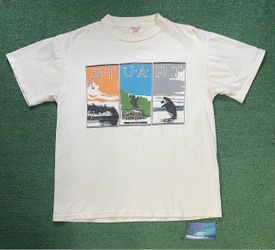 Vintage 1990s Stuart island double sided tee