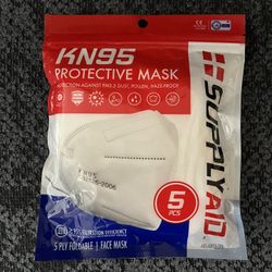 KN95 5 Pc Face Masks