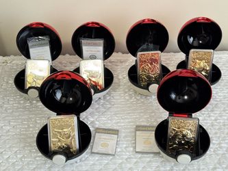 Pokémon 23K gold-plated trading cards