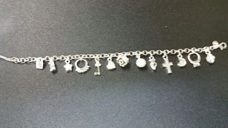 Sterling silver. 925 charm braclet
