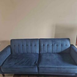 Navy Blue Futon (Must Go By 10/12)