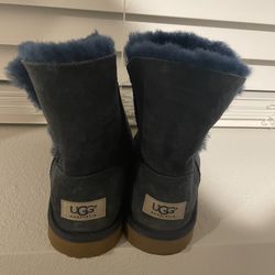 Blue Fur Uggs Size 5
