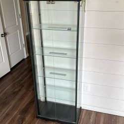 2x4 Shelf Glass Cabinet With Lights