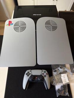 Retro Grey digital Ps5 Shells + Controller