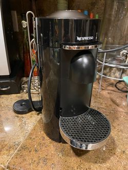 Nespresso Vertuo Plus Coffee and Espresso Maker by De'Longhi, Black