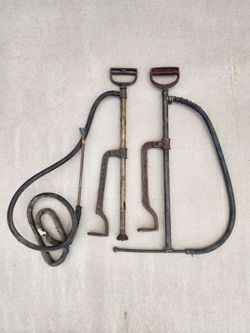 2 Vintage Bucket Barrel Pump Sprayer Vintage Farm Barn Farming Tool