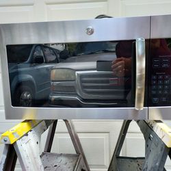 GE Stainless Steel Over the Range Microwave