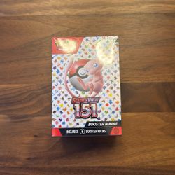 Pokemon Scarlet & Violet Booster 151 Bundle 6pk