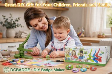 DCBADGE DIY Badge Maker Kit