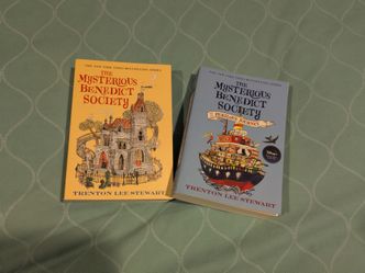The Mysterious Benedict Society book one and two by Trenton Lee Stewart