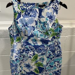 Chaps (Ralph Lauren) sleeveless sheath dress