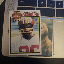 John Mcdaniel 1979 Topps Foltball Card