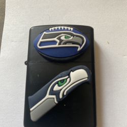 Seattle Seahawks fliptop lighter new without fluid