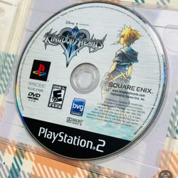 Kingdom Hearts II 2 Sony PlayStation 2 PS2 Disc Only Scratched Tested/Works