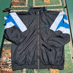 Vintage Adidas Windbreaker Zip Up jacket