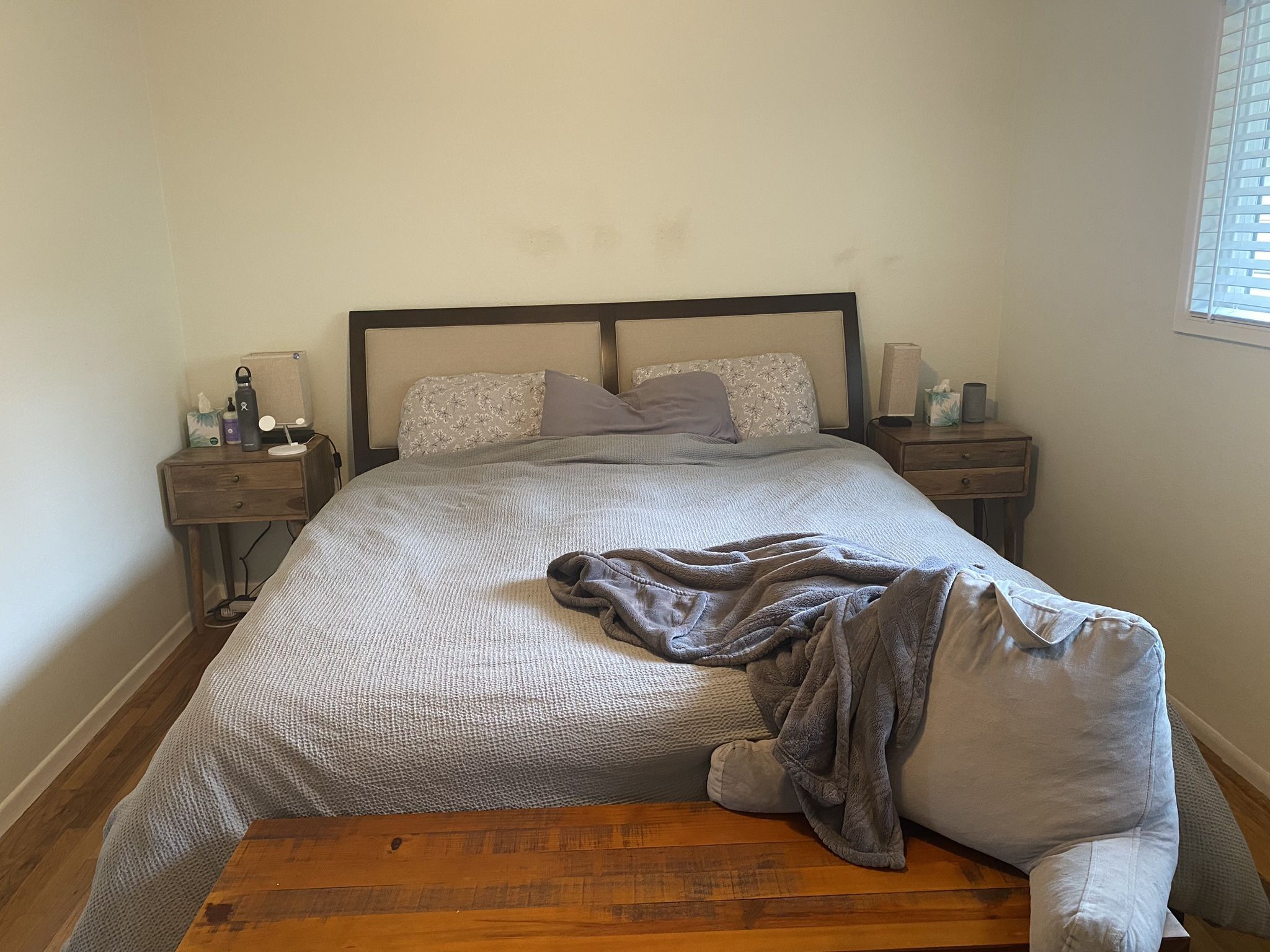 Crate & Barrel King Bed Frame