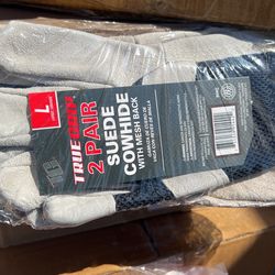 Case Of 10 2 Packs 20 Pair Total. True Grip Size Large