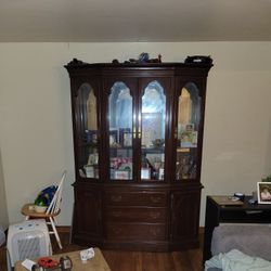 Glass Door Hutch