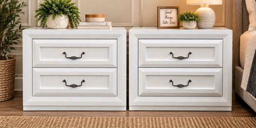 ✨ Beautiful Refinished Thomasville Nightstand Set – Set of 2 ✨