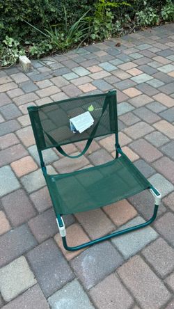 NWT Batyline mesh folding chair camping or beach with carrying strap