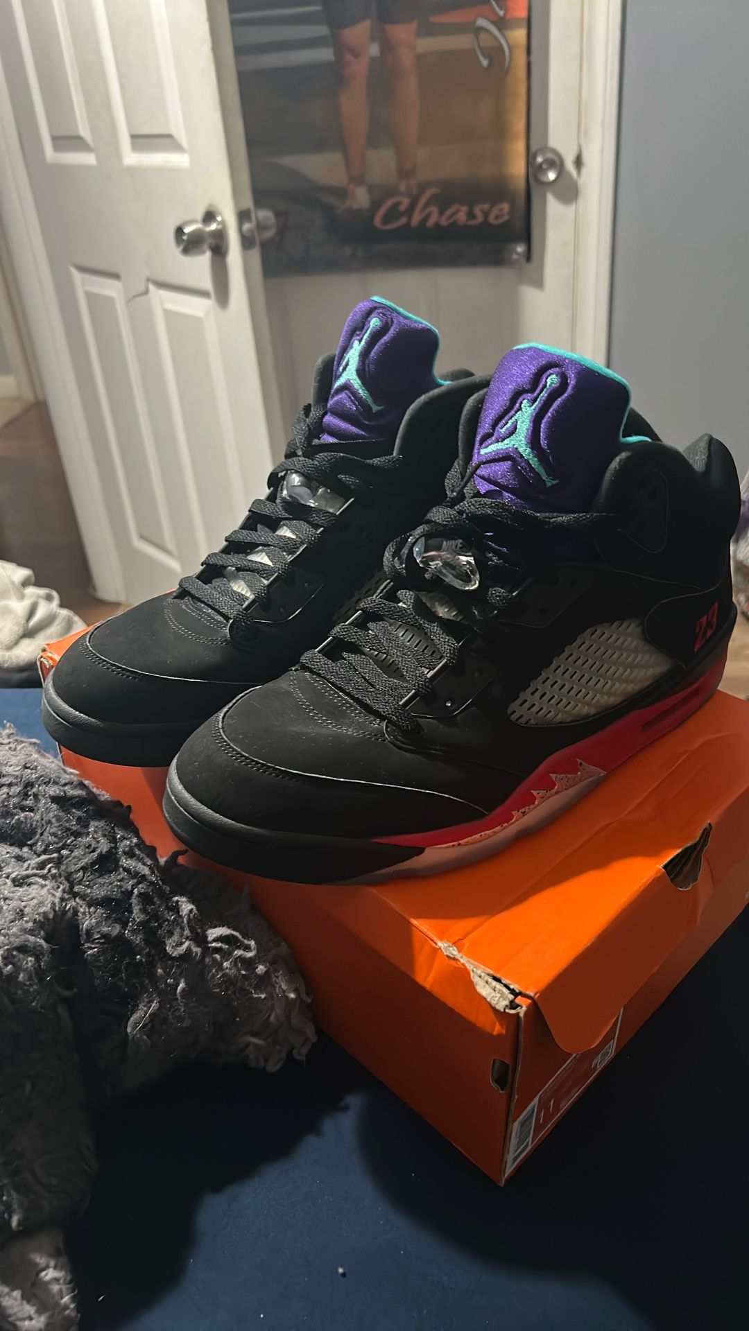 Size 13 - Jordan 5 Retro Top 3 Black 2020