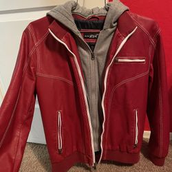 Red Leather Jacket 