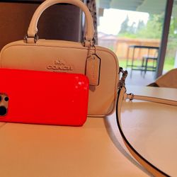 White Cute Coach Bag