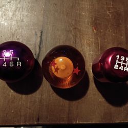 dragon ball goku red purple shift knobs for car