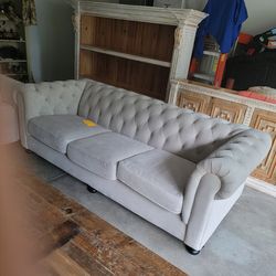 Grandin Road Sofa Couch Suede Great Condition