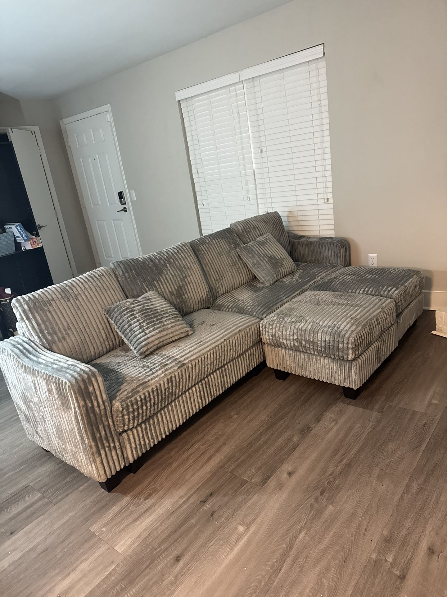 Brand new corduroy couch