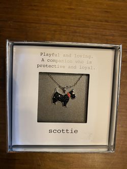 Scottie Terrier Dog Necklace- 18”