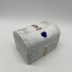 Precious Moments Hope Chest With Birthstone Sapphire - September