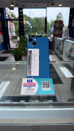 iPhone 13, 256 GB unlocked and refurbished blue #0704