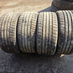 4 tires 245/40/18 Michelin pilot sport 
