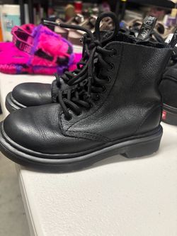 Girls black dr. martens