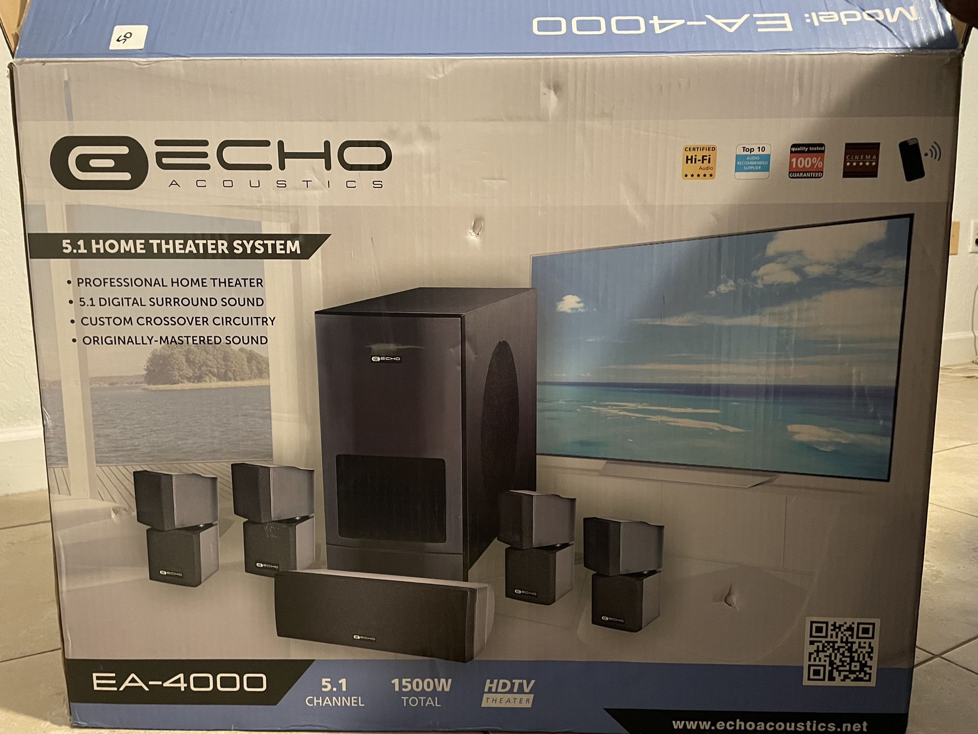 Echo 5.1 Digital Surround Sound Home Theater 