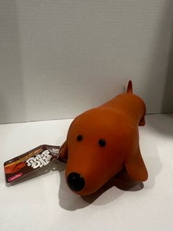 The big squij weiner dog squish toy brand new