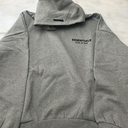 Essentials hoodie ( hearher grey )