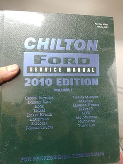 2010 Chilton Ford Service Manual - COMPLETE NEW