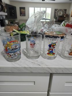 Disney 2000 collectible glasses