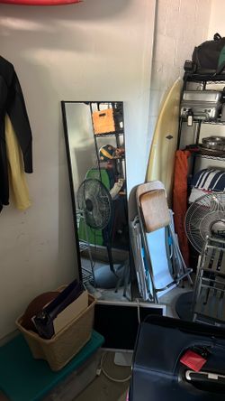Standing mirror over almost 6ft tall