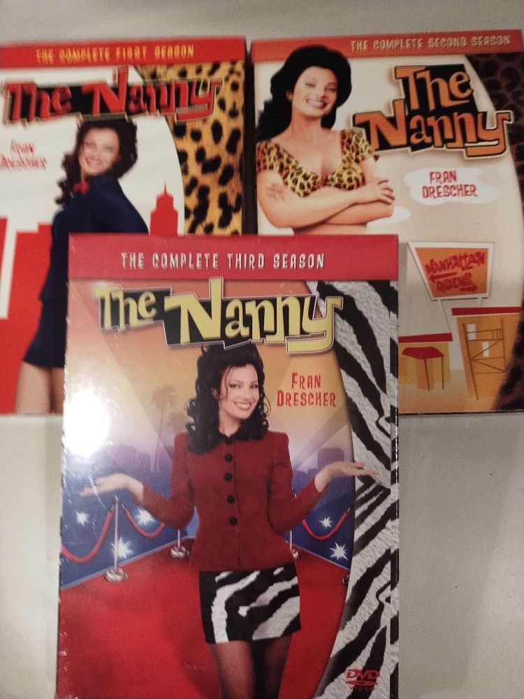 THE NANNY COMPLETE SEASON 1, 2 & 3 DVD SET ($24/All 3 sets)
