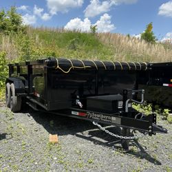 Southern Utility Low Side Dump Trailer 