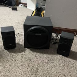 Insignia 2.1 speakers sales