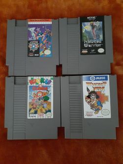 Nintendo NES Games- Captain America and the Avengers, Isolated  Warrior, Kickle Cubicle, Whomp 'em