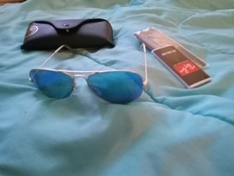 Blue Mirror Raybans