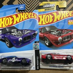 Hotwheels Pontiac Firebird Set Of2 